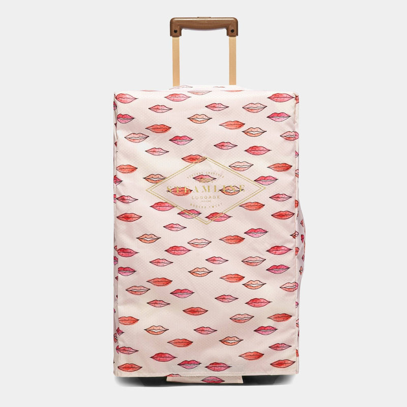 The Lip Print Protective Cover - Stowaway Size Protective Cover Steamline Luggage