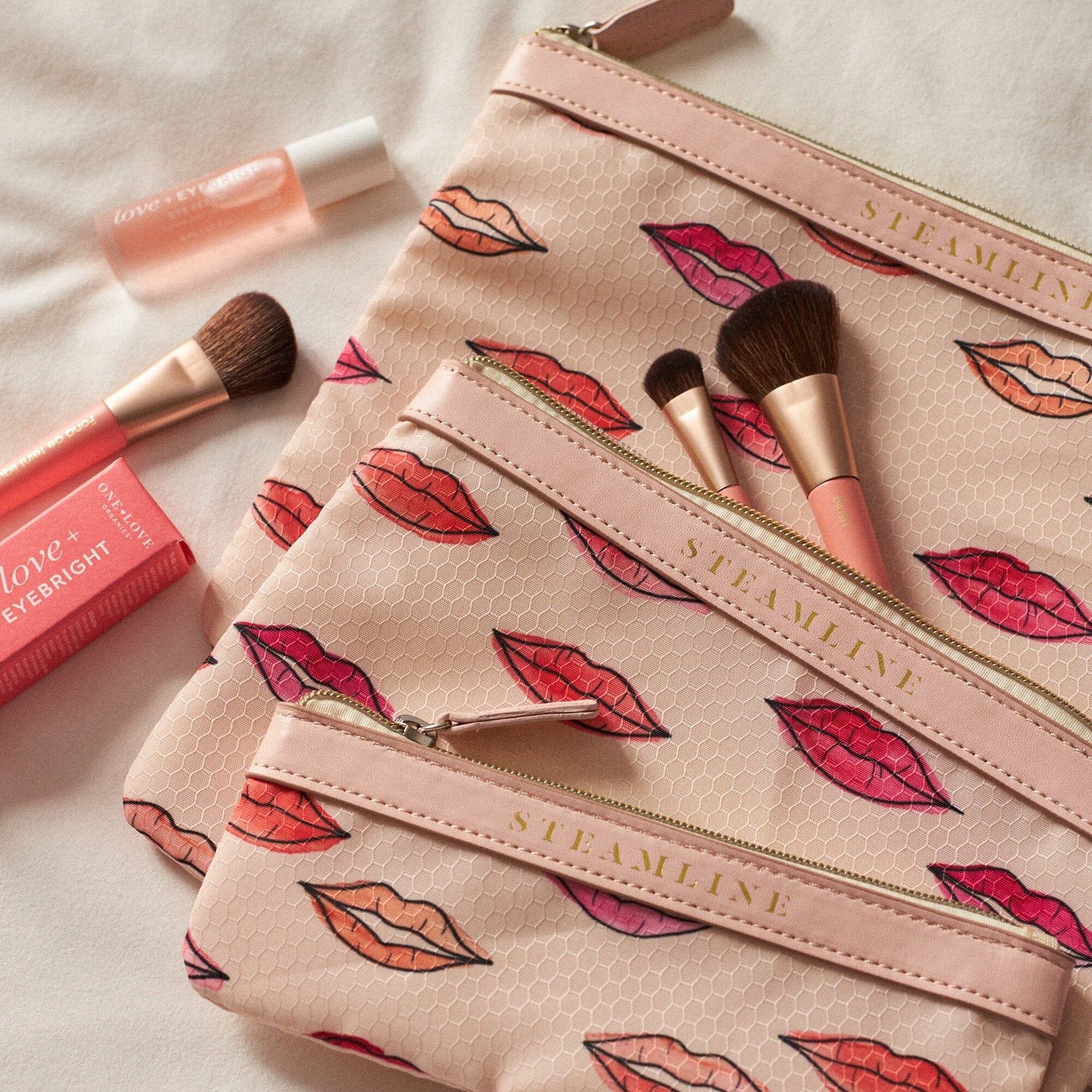 The Lip Print - Cosmetic Case Set