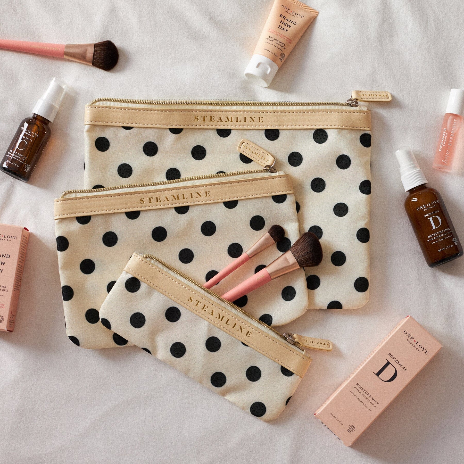 The Polka Dots - Cosmetic Case Set