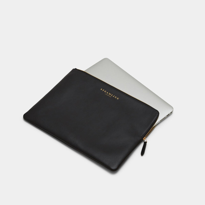 The Navigator - Black Laptop Case