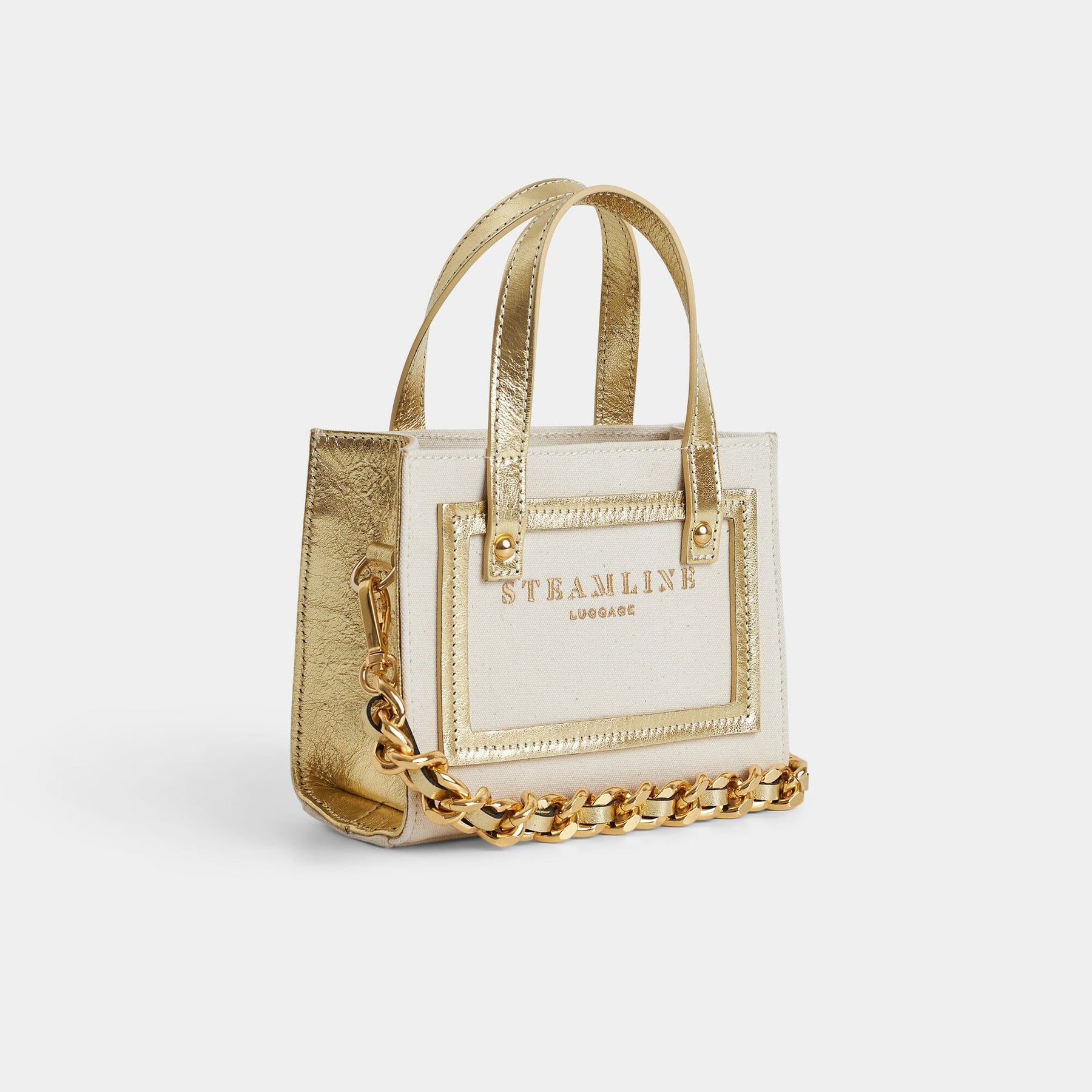 The Navigator - Gold Micro Tote