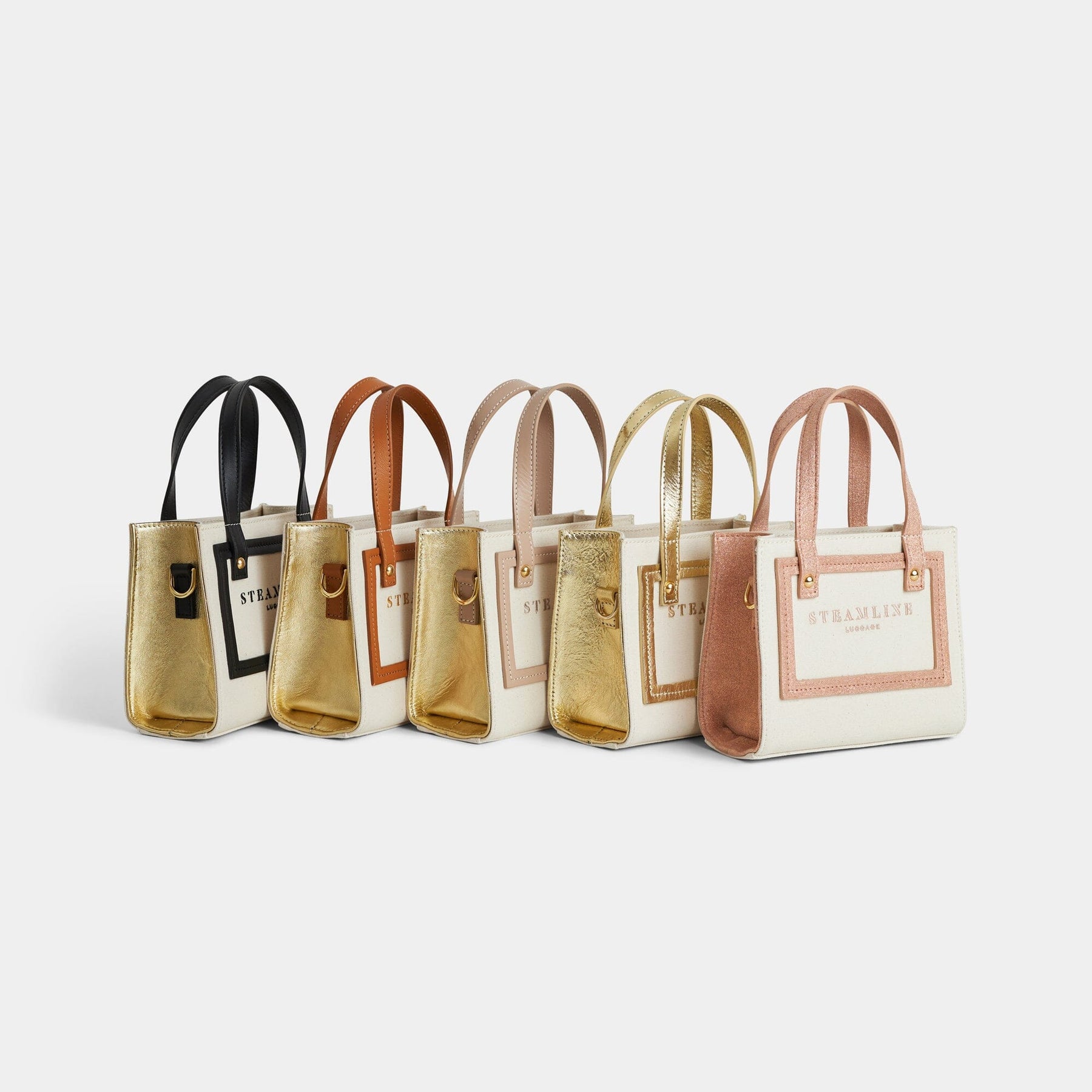 The Navigator - Gold Micro Tote