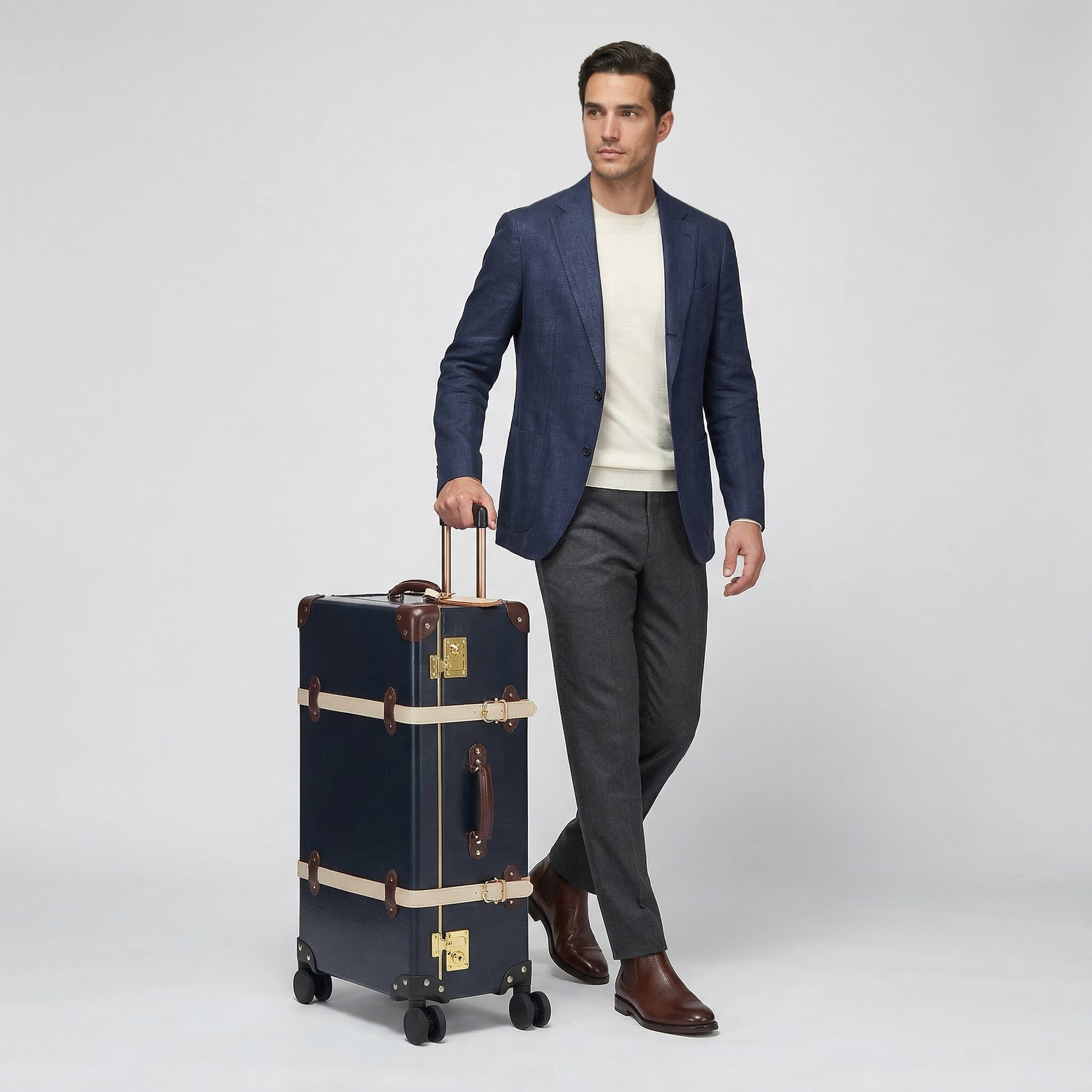 The Architect - Navy Check In Spinner