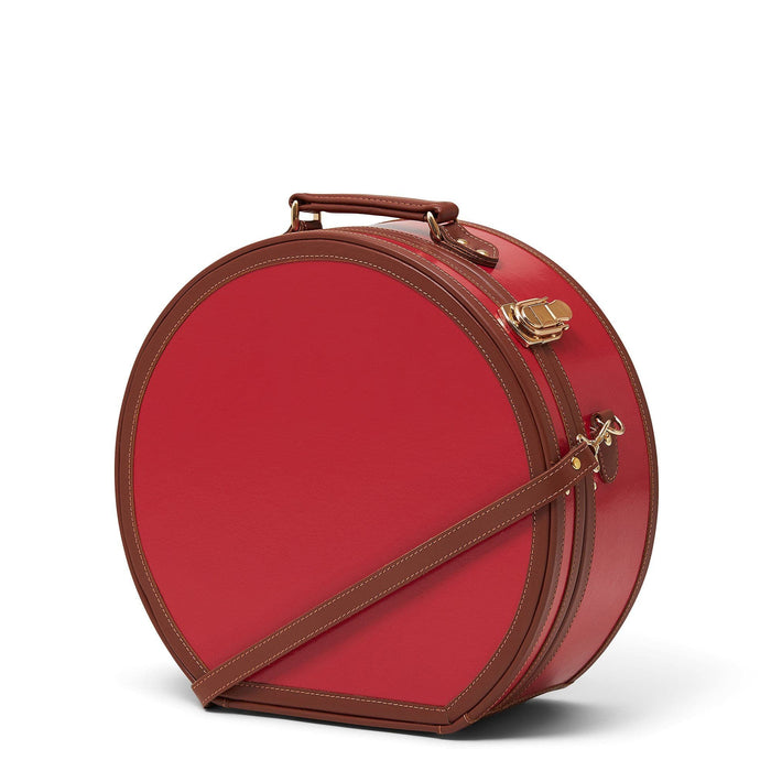 The Diplomat - Red Hatbox Large Hatbox Large Steamline Luggage 