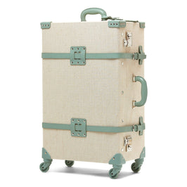 The Editor - Sea Green Check In Spinner Spinner Steamline Luggage 