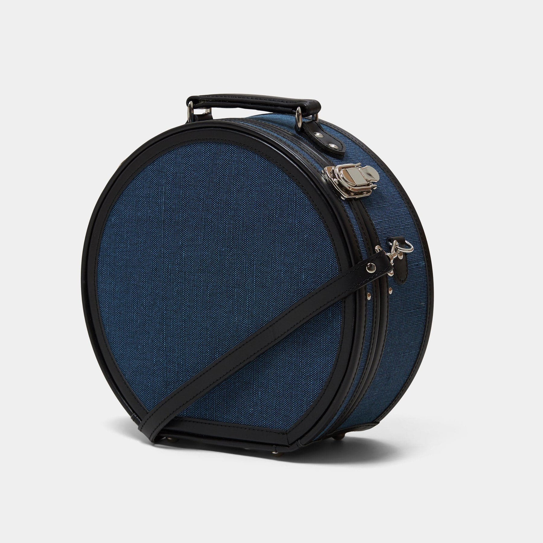 The Editor - Navy Hatbox Small Hatbox Small Steamline Luggage 