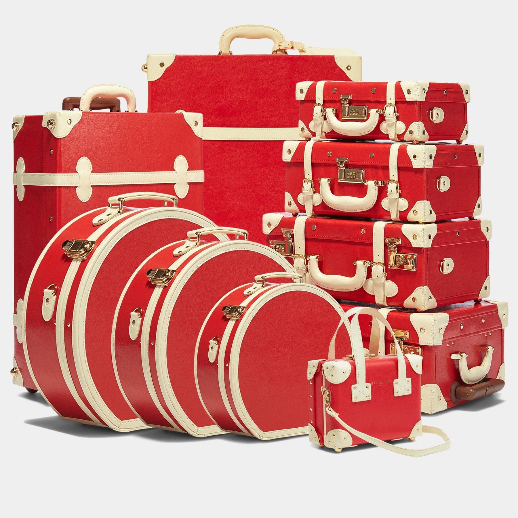 The Entrepreneur - Lip Print Mini Mini Steamline Luggage 