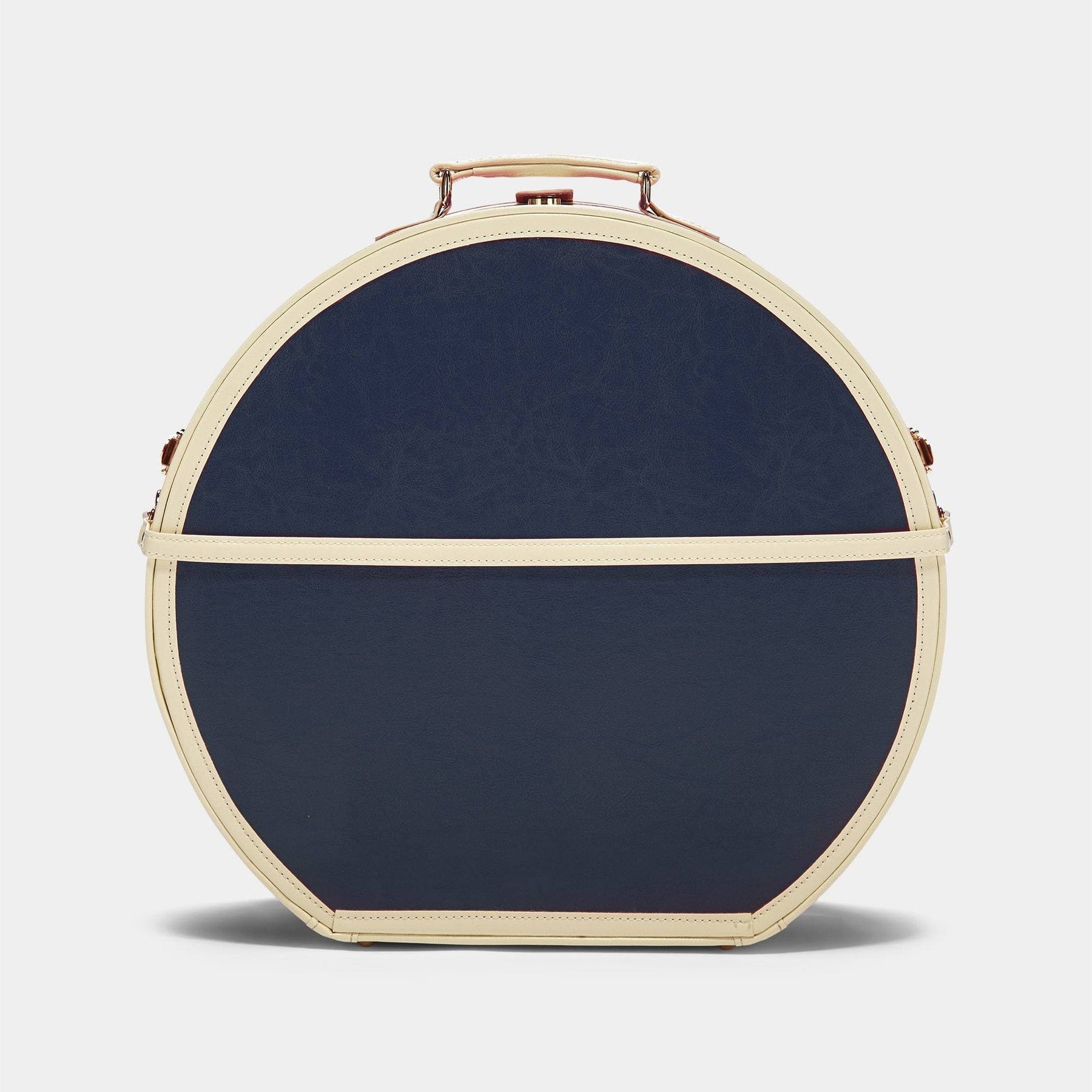 The Entrepreneur - Navy Deluxe Hatbox Hatbox Deluxe Steamline Luggage 