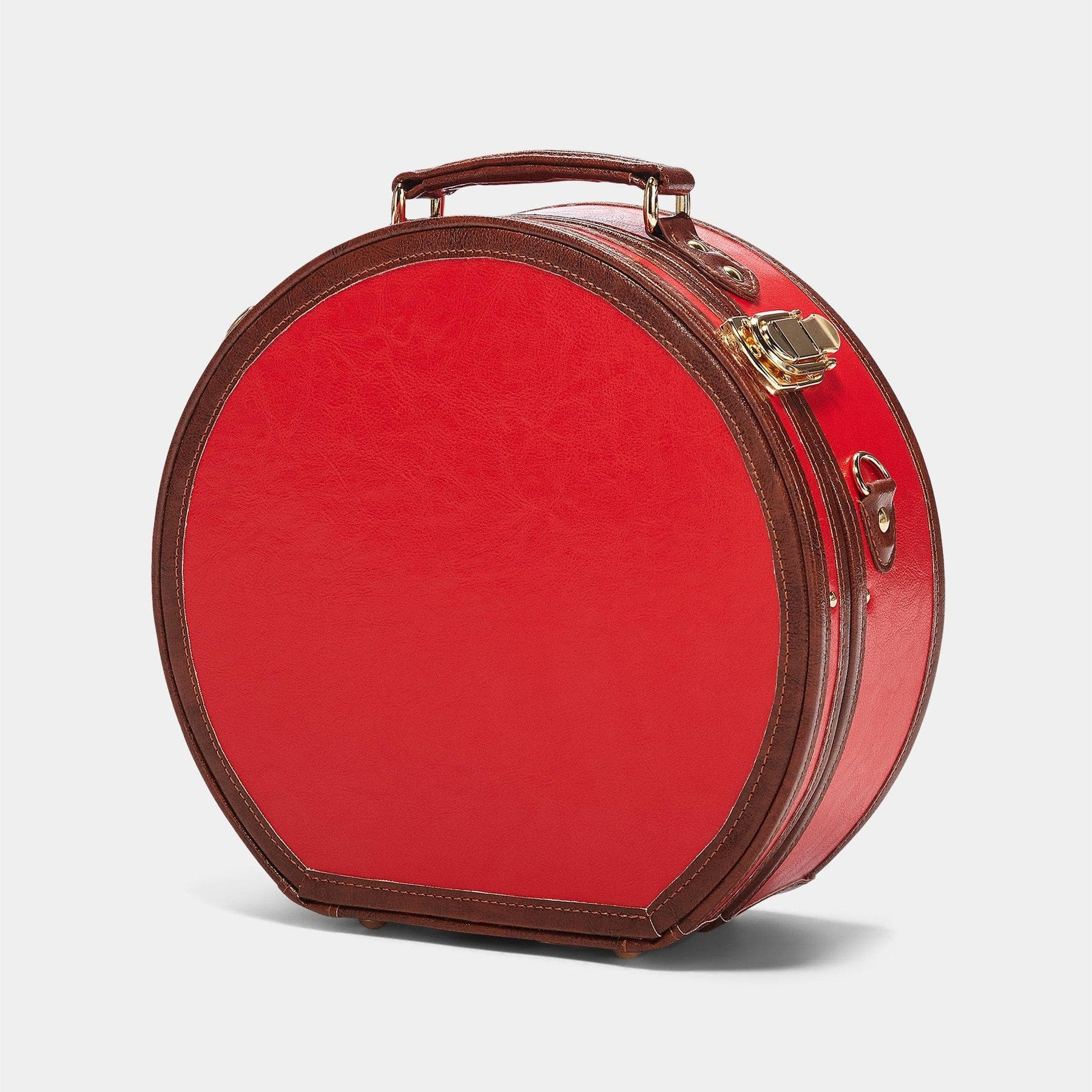 The Entrepreneur - Red Deluxe Hatbox Hatbox Deluxe Steamline Luggage 