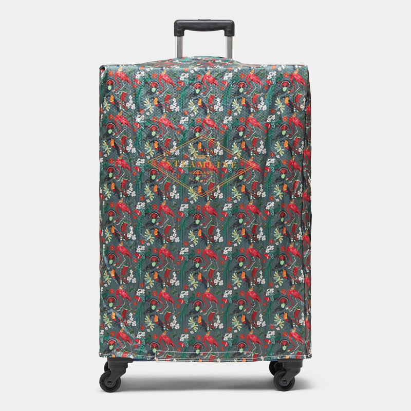 The Olive Birds Protective Cover - Spinner Size Protective Cover Steamline Luggage 