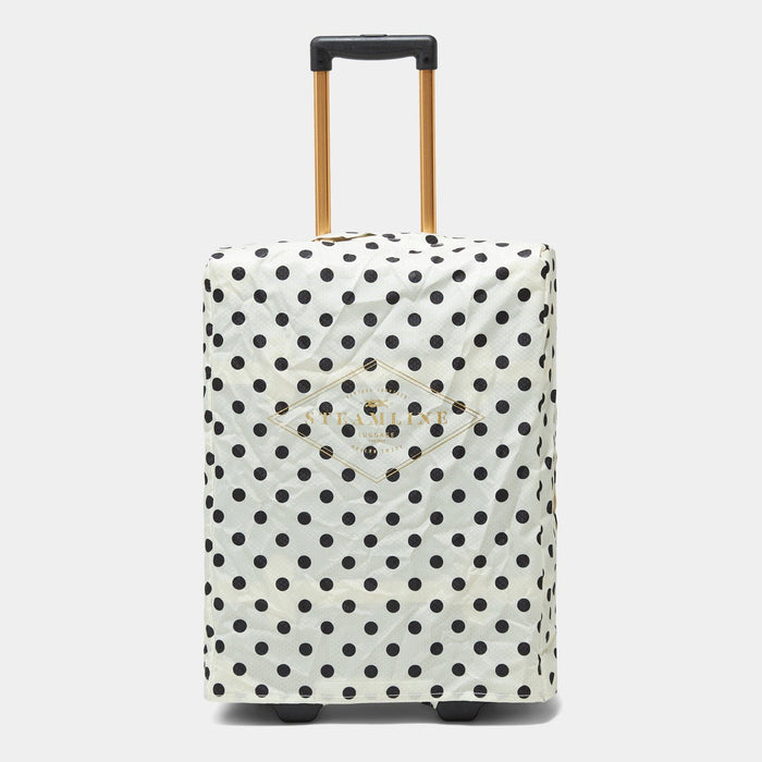 The Polka Dots Protective Cover - Carryon Size Protective Cover Steamline Luggage 