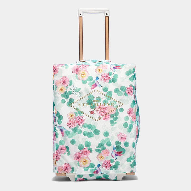 The Floral Protective Cover - Carryon Size Protective Cover Steamline Luggage 