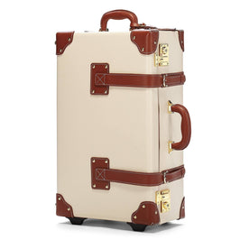 The Diplomat - Cream Stowaway Stowaway Steamline Luggage 