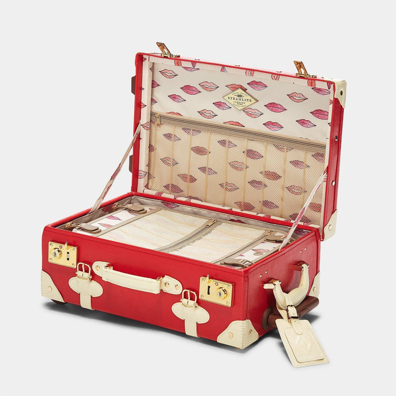 The Entrepreneur - Lip Print Carryon Carryon Steamline Luggage 