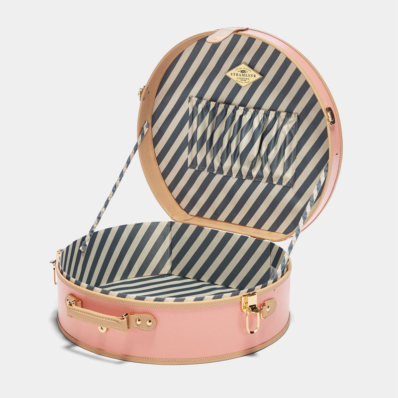 The Correspondent - Pink Hatbox Deluxe Hatbox Deluxe Steamline Luggage 