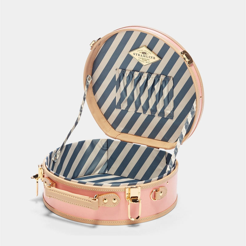 The Correspondent - Pink Hatbox Small Hatbox Small Steamline Luggage 