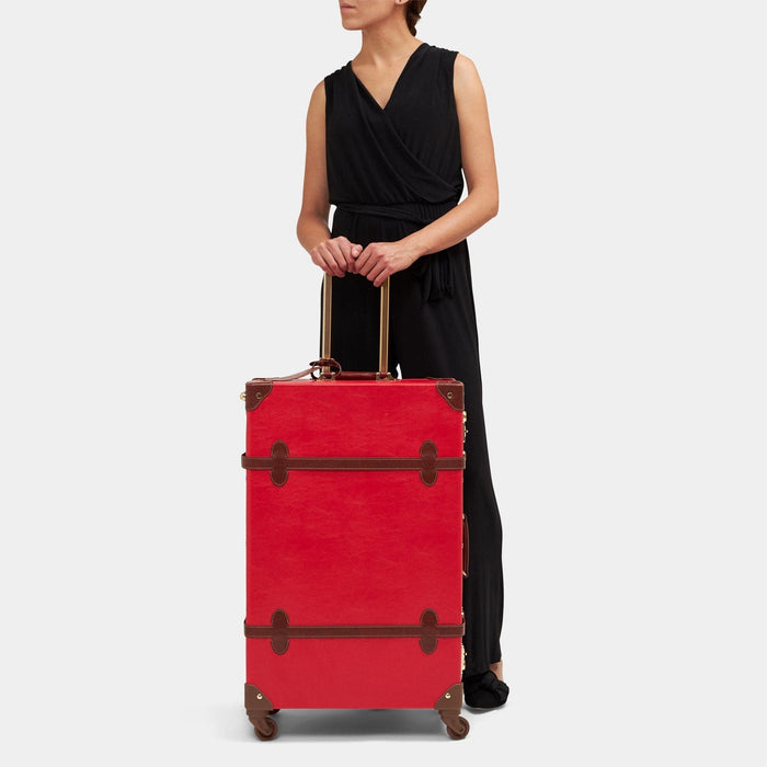 The Entrepreneur - Red Check In Spinner Spinner Steamline Luggage 